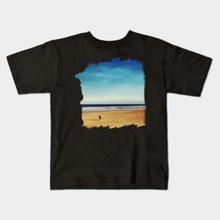 What Now - Surfer On Beach Kids T-Shirt